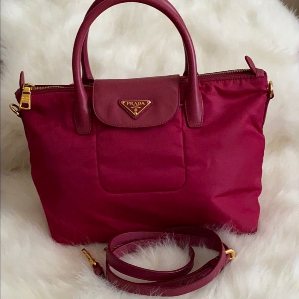 Prada Tessuto+Saffiano Bag